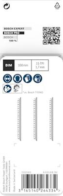 Bosch Accessories 2608636224 Decoupeerzaagblad T 101 BF, Clean for Hard Wood, verpakking van 3 stuks 3 stuk(s) - thumbnail