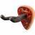 Fender 351 Guitar Wall Hanger Tortoiseshell Mahogany universele muurbeugel voor gitaar - thumbnail