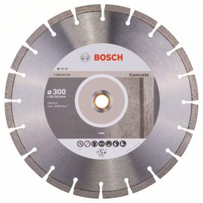 Bosch Accessories 2608602543 Bosch Power Tools Diamanten doorslijpschijf Diameter 300 mm Boordiameter 20.00 mm Beton 1 stuk(s) Bosch Accessories 2608602543 Bosch Power Tools Diamanten doorslijpschijf Diameter 300 mm Boordiameter 20.00 mm Beton 1 stuk(s)