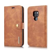 Dg. MING Crazy Horse textuur Flip afneembare magnetische lederen case voor Huawei mate 20 met houder & kaartsleuven & portemonnee (bruin) - thumbnail