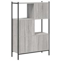 Boekenkast 72x28x109 cm bewerkt hout grijs sonoma eikenkleurig - thumbnail