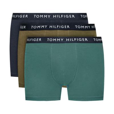 Tommy Hilfiger boxers - trunks 3-pack groen-grijs