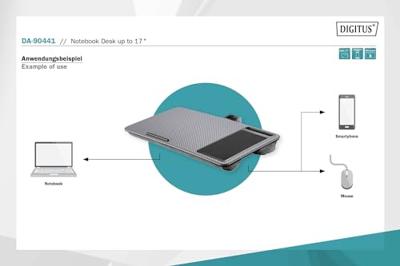 Digitus DA-90441 notebookstandaard 43,2 cm (17 ) Grijs