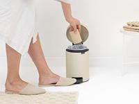 Brabantia Pedaalemmer NewIcon 3 liter soft beige - thumbnail