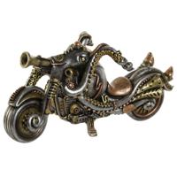 Decoratieve figuren Home ESPRIT Grijs Multicolour Motorfiets 30 x 11 x 14 cm - thumbnail