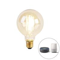QAZQA Smart buiten hanglamp zwart IP23 incl. Wifi G95 - Amsterdam - thumbnail