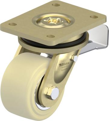 Blickle LS-GSPO 101K-ST Zwenkwiel met rem Wieldiameter: 100 mm Draagvermogen (max.): 1500 kg 1 stuk(s) Blickle LS-GSPO 101K-ST Zwenkwiel met rem Wieldiameter: 100 mm Draagvermogen (max.): 1500 kg 1 stuk(s)