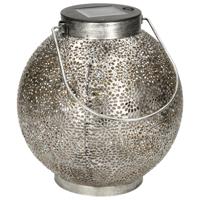 Solar Lantaarn Metaal Ø14cm - thumbnail