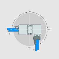Metz Connect RJ45 Netwerk Adapter CAT 7a [1x RJ45-bus - 1x RJ45-bus] Zilver - thumbnail