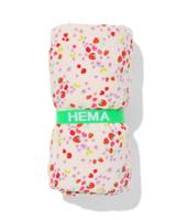 HEMA Kinder strandlaken 80x140cm mousseline bloemen (beige) - thumbnail
