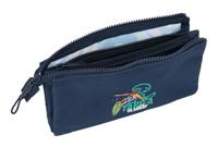 Pennenetui met 3 vakken El Niño Kook Marineblauw 22 x 12 x 3 cm - thumbnail