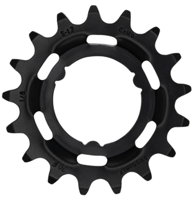 KMC Tandwiel voor shimano 17t o-mo staal 1/8 inch - zwart KMC Tandwiel voor shimano 17t o-mo staal 1/8 inch - zwart