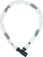 Abus kettingslot 1500/60 Web wit - 4mm dik - 60cm - sportieve witte fietsslot - thumbnail