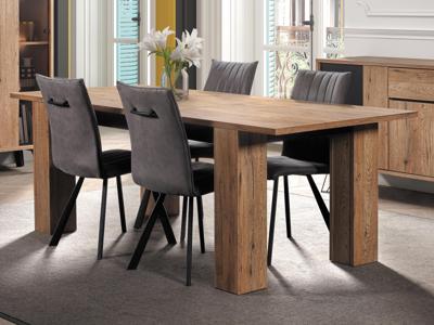 Eettafel XENA 180>230 cm scarlet eik met verlengstukken Eettafel XENA 180>230 cm scarlet eik met verlengstukken