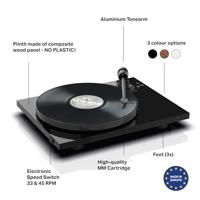Pro-Ject E1 Platenspeler Zwart - thumbnail