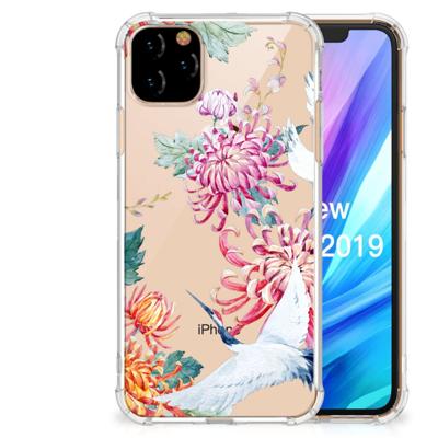 Apple iPhone 11 Pro Max Case Anti-shock Bird Flowers Apple iPhone 11 Pro Max Case Anti-shock Bird Flowers
