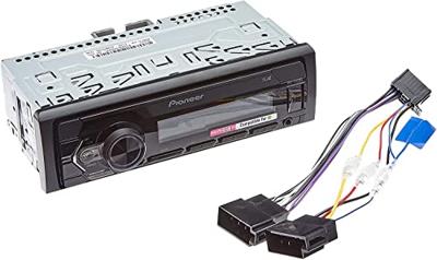 Pioneer MVH-S120UBW - Autoradio enkeldin Zwart/Wit Pioneer MVH-S120UBW - Autoradio enkeldin Zwart/Wit