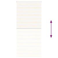 Zebra rolgordijn 110x230 cm stofbreedte 105,9 cm marmerbeige - thumbnail