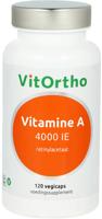 VitOrtho Vitamine A 4000IE 120 Vegetarische capsules - thumbnail