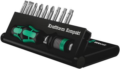 Wera Kraftform Kompakt 10 05056653001 Bitset 10-delig Plat, Kruiskop Phillips, Kruiskop Pozidriv, Binnen-Torx Wera Kraftform Kompakt 10 05056653001 Bitset 10-delig Plat, Kruiskop Phillips, Kruiskop Pozidriv, Binnen-Torx
