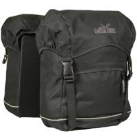 Greenlands dubbele fietstas travel bag 40 liter 30 x 37 x 17 (2x) zwart - thumbnail