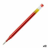 Navulling voor balpen Pilot G2 0,4 mm Rood (12 Stuks) - thumbnail