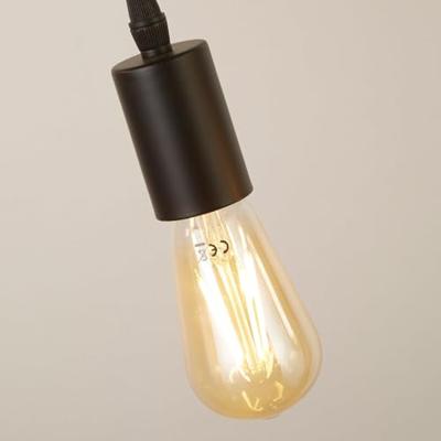 Searchlight 4-lichts hanglampWoody met hout - 95041-4BR