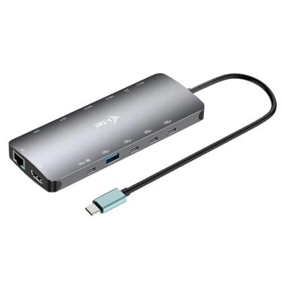 i-tec C31NANOTRIPLED140 USB-C dockingstation Incl. laadfunctie, USB-C Power Delivery