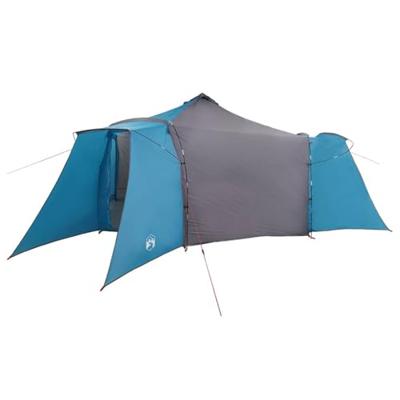 Tipi Tent met dak Blauw en Grijs 492 x 492 x 275 cm Stof