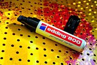 Edding Permanentmarker 4-800-1-1003 Permanent marker Blauw Watervast: Ja - thumbnail
