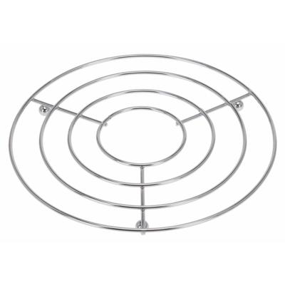 Onderzetter chroom 20cm