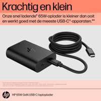 HP GaN USB-C 65W Laptop netvoeding 65 W 5 V, 9 V, 12 V, 15 V, 20 V 8 A - thumbnail