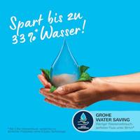 Flexibele set en 1-straals douchekop (Rain) - GROHE Vitalio Start 110 26720001 - Gemakkelijk selecteren - Waterbesparend - thumbnail