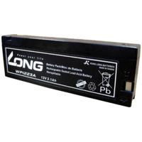 Long WP1223A Loodaccu 12 V 2.1 Ah Loodvlies (AGM) (b x h x d) 182 x 61 x 23 mm Klempool Geringe zelfontlading, Onderhoudsvrij - thumbnail
