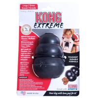 KONG extreme - honden speelgoed - rubber - zwart - l - 13 tot 30 kg - thumbnail
