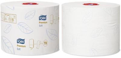 Toiletpapier Tork T6 Premium 2-laags 90m wit 127520