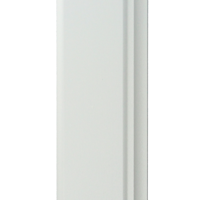 MDF Koloniale architraaf 68x12 voorgelakt RAL9010 - lengte 244cm - thumbnail