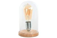 Bureaulamp Home ESPRIT Natuurlijk Bamboe Kristal 50 W 220 V 13 x 13 x 22 cm - thumbnail