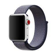 Sport Loop nylon bandje - Navy blauw - Geschikt voor Apple Watch 44mm / 45mm / 46mm / 49mm