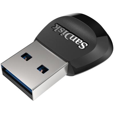SanDisk MobileMate Externe geheugenkaartlezer USB-A 3.2 Gen 1 Zwart