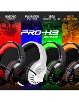 Oordopjes met microfoon Spirit of Gamer Pro H3 Oranje Zwart/Oranje - thumbnail