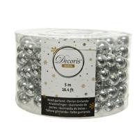 Kralenslinger xl plastic shiny round kerst Decoris - Decoris - thumbnail