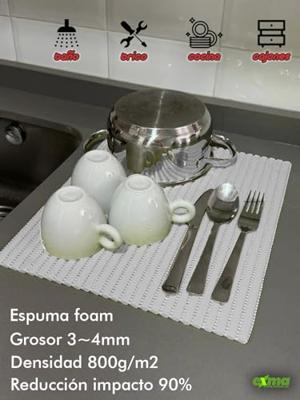 Antislipmat Exma Aqua-Mat Basic Wit 15 m x 65 cm PVC Multifunctioneel