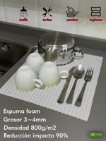 Antislipmat Exma Aqua-Mat Basic Wit 15 m x 65 cm PVC Multifunctioneel - thumbnail