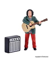 Viessmann Modelltechnik 1510 H0 Straatgitarist met versterker figuren Functioneel model - thumbnail