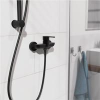 Douchekraan Schutte Denver Mengkraan Opbouw Eéngreeps Zwart - thumbnail