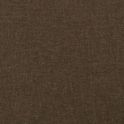 Hoofdbord met randen 83x23x118/128 cm stof donkerbruin