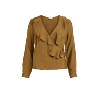 VILA blouse VICORNELIAS bruin - thumbnail