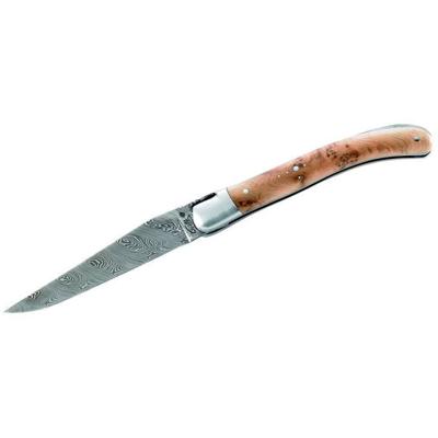 Fontenille Pataud zakmes 18,5 cm RVS/hout zilver/bruin 2-delig Fontenille Pataud zakmes 18,5 cm RVS/hout zilver/bruin 2-delig
