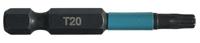 Makita Accessoires B-63781 | Slagschroefbit | T20x50mm | X Impact Black - B-63781 - thumbnail